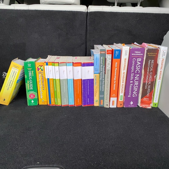 Nursing School Books - Picture 1 of 8